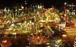 Panor�mica nocturna de la Feria Estatal de Le�n